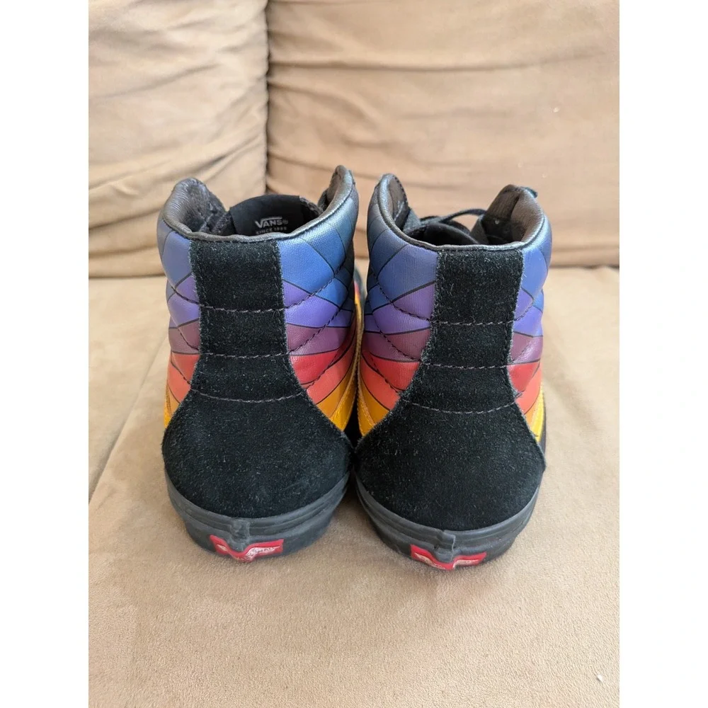 VANS Sk8-Hi Reissue Refract Black/Multi Men's 11.5 **RARE** NEW